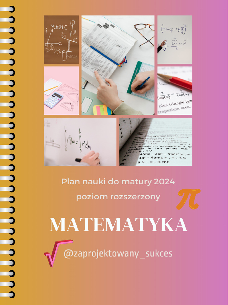 Plan Nauki 2024 Matma r PDF
