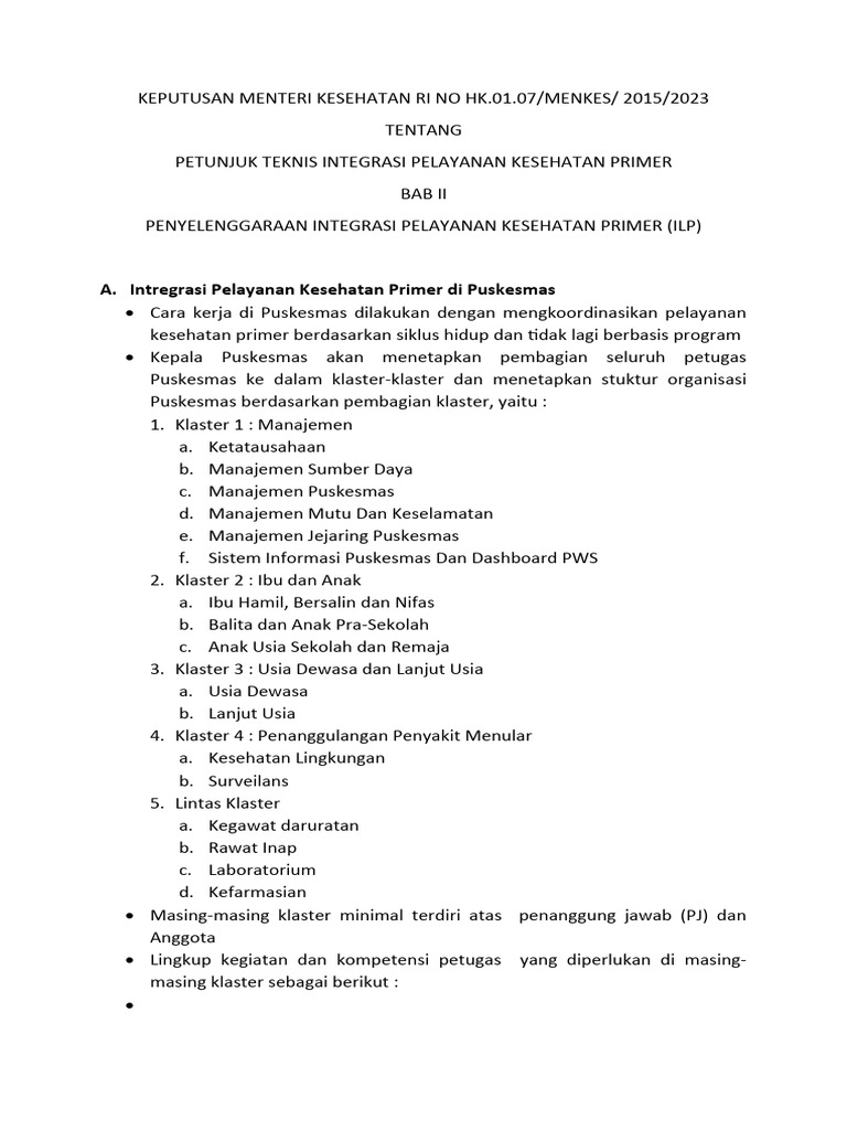 Integrasi Layanan Primer Pdf