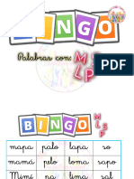 Bingo Palabras L S M P