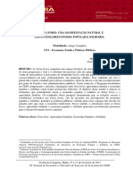 GT1 - 3. Feiras Livres - Uma Manifestação Natural e Espontânea de Economia Popular e Solidária