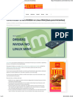 Como Instalar Drivers NVIDIA No Linux Mint (Guia para Iniciantes)