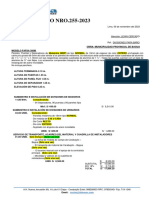 Presupuesto No 255-2023