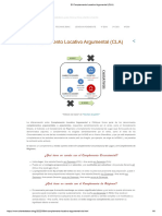 El Complemento Locativo Argumental (CLA)