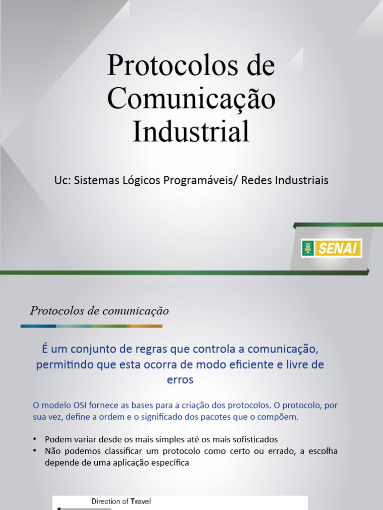 Protocolos de Comunicação Industrial HART, AS-i e PROFIBUS | PDF | Rede ...