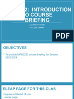 MPU3222 - Course Introduction Briefing For Student (Sem 1 - 2022-2023) (I)