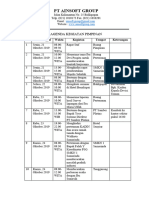 Agenda Kegiatan Pimpinan 3