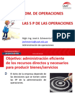 Las 5P de Las Operaciones