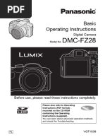 Panasonic DMC-FZ28 Manual