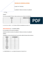 Medias de Medición Arotmética - Cap #3