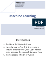 Nasslli ML 2018 Slides