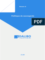 Politique de Sauvegarde