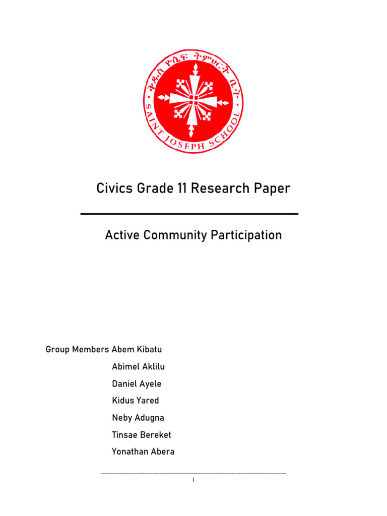 Grade 11 Research Paper Example Pdf