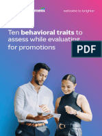10 Behavioural Traits To Look For While Deciding Promotions