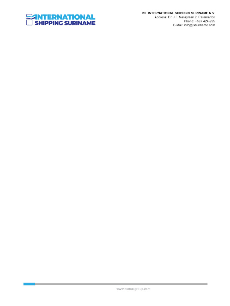 Shippers Letter of Instructions (SLI) PDF