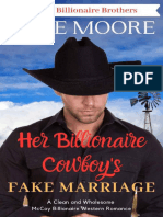 Her Billionaire Cowboys Fake Marriage MC - Hope Moore