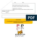 Consonante P La Consonante P Se Presenta en Sus 4 Formas Mayúsculas Rojas y Minúsculas de Color Negro