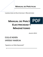 Manual de Prácticas Electricidad y Magnetismo