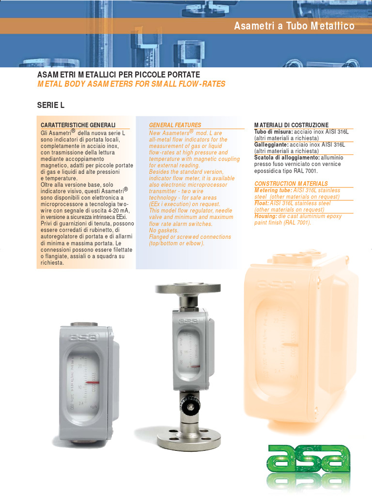 Rotametros | PDF