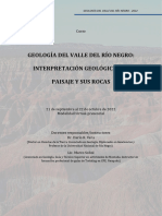 Geología Del Valle Del Río Negro - Programa