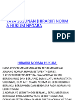 3.b TATA SUSUNAN (HIRARKI) NORMA HUKUM NEGARA