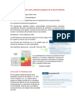 Anomalías de La Función Renal y Deterioro Progresivo de La Tasa de Filtración Glomerular