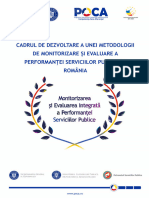 Cadrul de Dezvoltare A Unei Metodologii de Monitorizare Si Evaluare A Performantei Serviciilor Publice in Romania Compressed