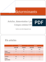 Determinants 1