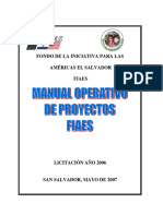 Manualoperativodeproyectos 2007 Fiaes El Salvador