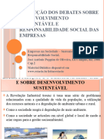 PSICOLOGIA, GESTÃO E RESPONSABILIDADE SOCIAL - 2 - Evolução Dos Debates Sobre Responsabilidade Social