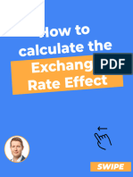 How To Calculate The Exchange Rate Effect: Swipe