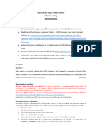 BEM 314 Case Study Exercise Chapters 4 & 5 Memorandum