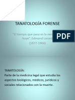 Tanatología Forense