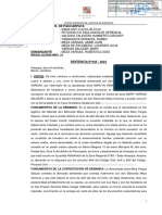 2º Juzgado Civil de Paucarpata Expediente Materia Juez Especialista Demandado