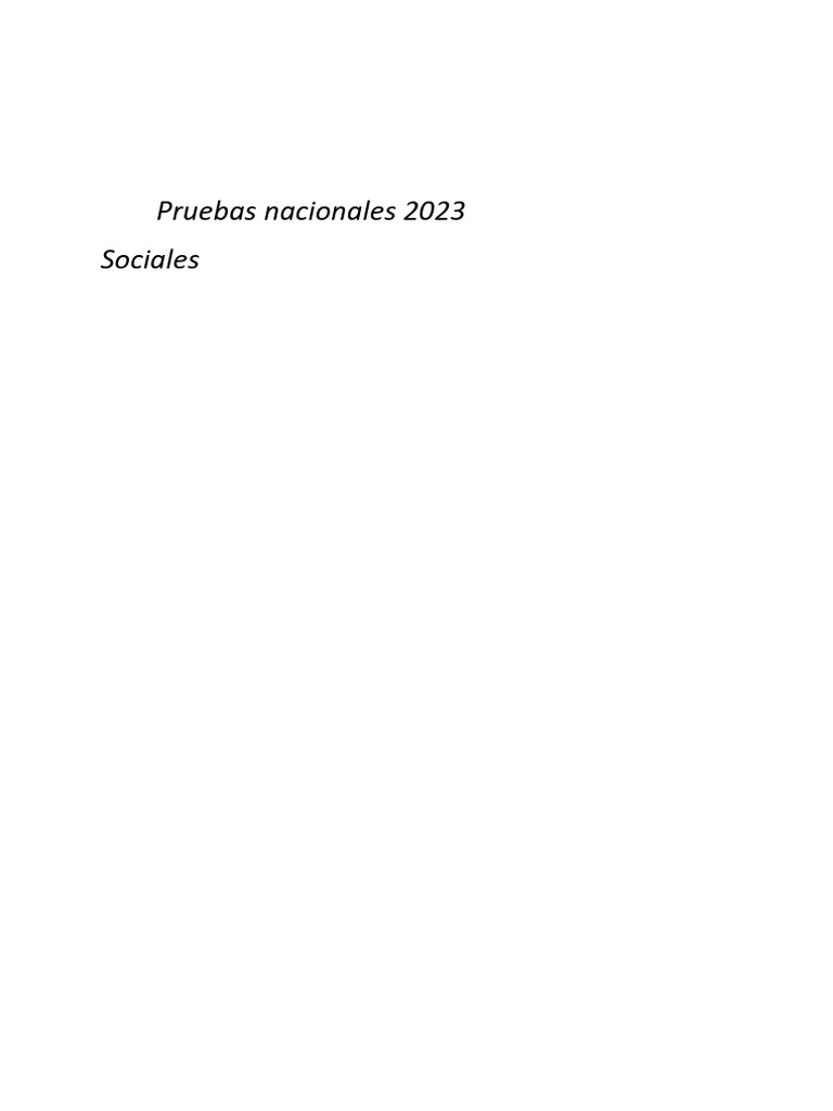Pruebas Nacionales PDF