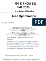 Lecture 2 Lead Optimization 2