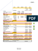 Guepardos - Presupuesto Efectivo