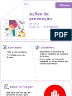 Ações de Prevenção: 8º ANO Aula 28 - 3º Bimestre