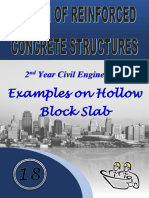 Year Civil Engineering 2: Examples On Hollow Block Slab