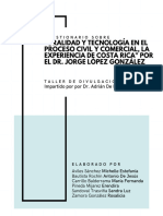 DR Jorge López González-Oralidad y Tecnología en El Proceso Civil y Comercial