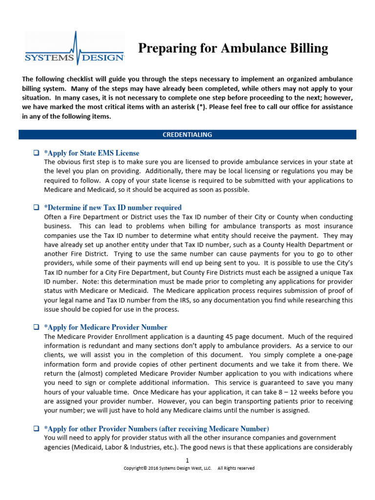 Preparing For Billing Detailed | PDF | Health Insurance Portability And ...