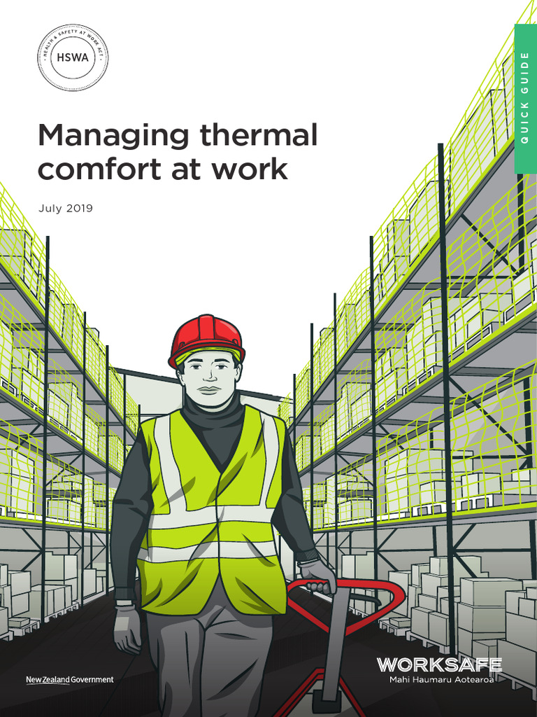 5420WKS 5 Managing Thermal Comfort at Work QG PDF Occupational