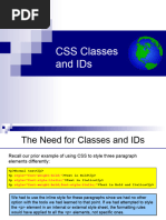 8 CSS Classes and IDs