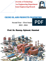 Crude Oil and Products Properties
