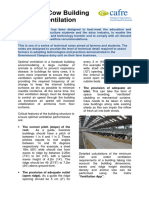 Ventilation Od Dairy Buildings Technical Note