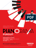 Symphonicity Playbill: PianoRama Pursuit 