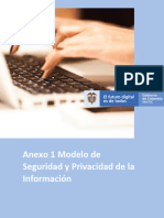 Modelo de Seguridad y Privacidad de La Información - Anexo1 2020