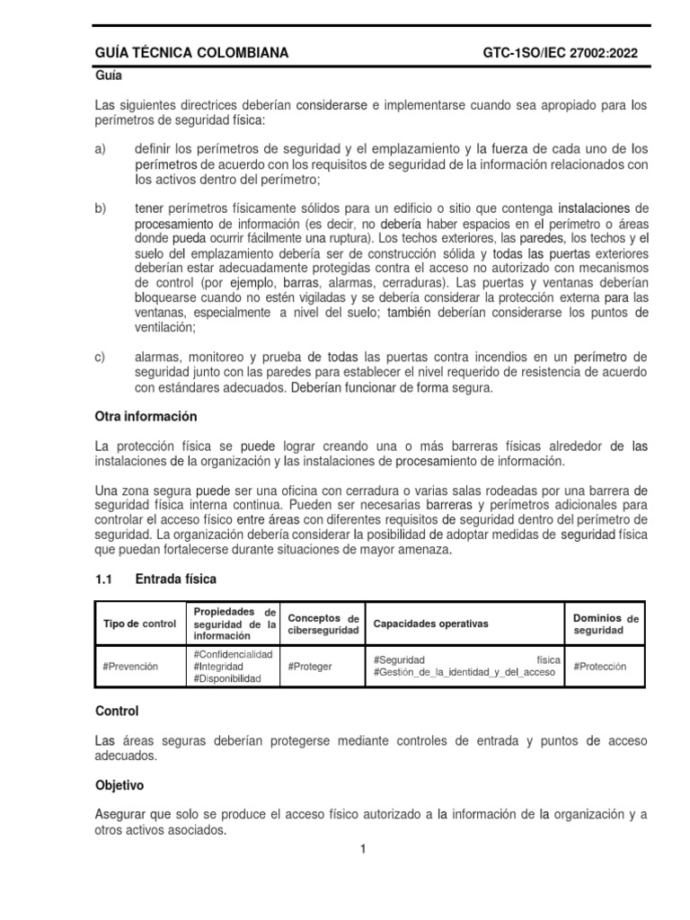 NTC Iso Iec 27002 2022 - 101-200 | PDF | La seguridad informática ...