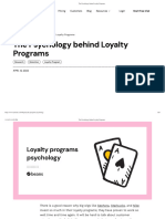 The Psychology Behind Loyalty Programs