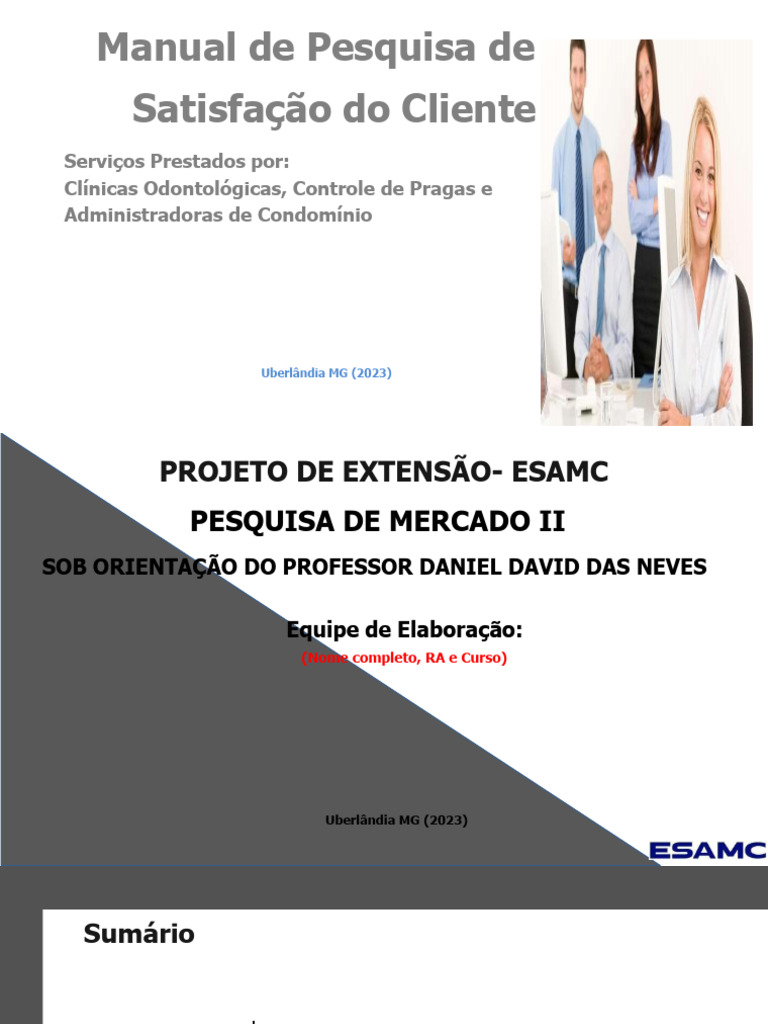Manual de Satisfação do Cliente 2023 | PDF | Negócios
