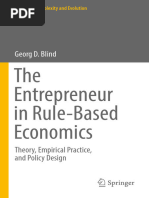 (Economic Complexity and Evolution) Georg D. Blind (Auth.) - The Entrepreneur in Rule-Based Economics - Ger International Publishing (2017)